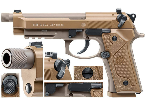 Umarex - Replika pistoletu Beretta M9 A3 FM - CO2 - Flat Dark Earth - 2.6396