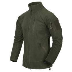 Helikon - Bluza polarowa Alpha Tactical Grid Fleece - Olive Green - BL-ALT-FG-02