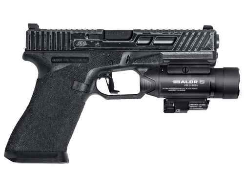 Olight - Latarka taktyczna na broń z celownikiem laserowym BALDR Pro - 1350 lumenów - Czarny