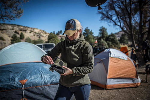 Helikon - Kosmetyczka Travel Toiletry Bag - Czarny / Pomarańczowy - MO-TTB-NL-2401A