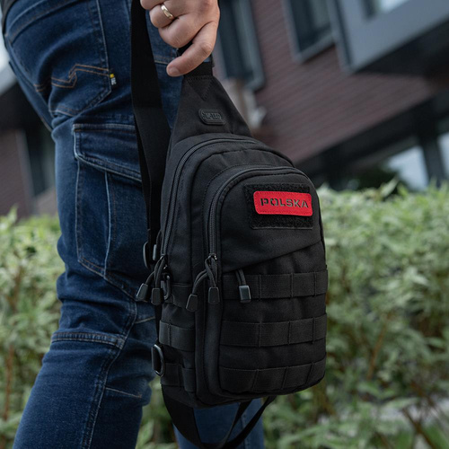 M-Tac - Naszywka Polska 25х80 - Laser Cut - Czerwony / Czarny - 51004133