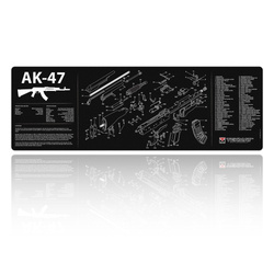 TekMat - Mata do czyszczenia karabinu - AK-47 - 30x91cm - Czarna - TEK-R36-AK47