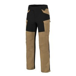 Helikon - Spodnie outdoorowe Hybrid Outback Pants® - DuraCanvas® - Coyote / Czarne - SP-HOP-DC-1101A