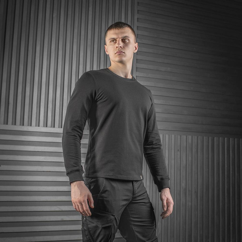 M-Tac - Sweter wojskowy całoroczny 4 Seasons - Czarny - 20044002