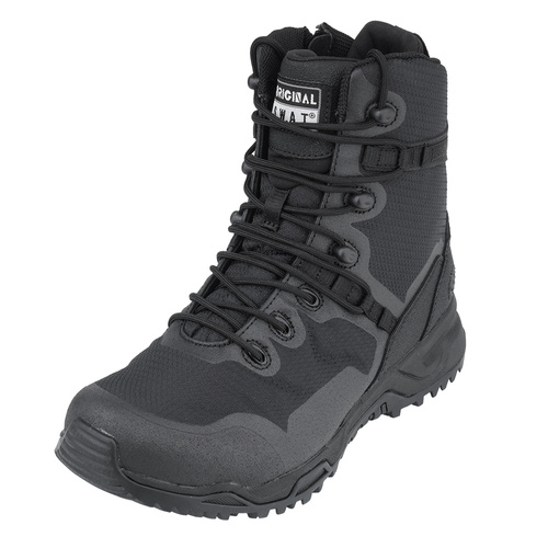 Altama - Buty wojskowe z zamkiem bocznym SWAT Alpha Fury 8’’ - Wysokie - Czarne - 177501