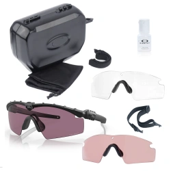 Oakley - Okulary balistyczne SI Ballistic M Frame 3.0 - Matte Black - 3 wizjery - OO9146-4332