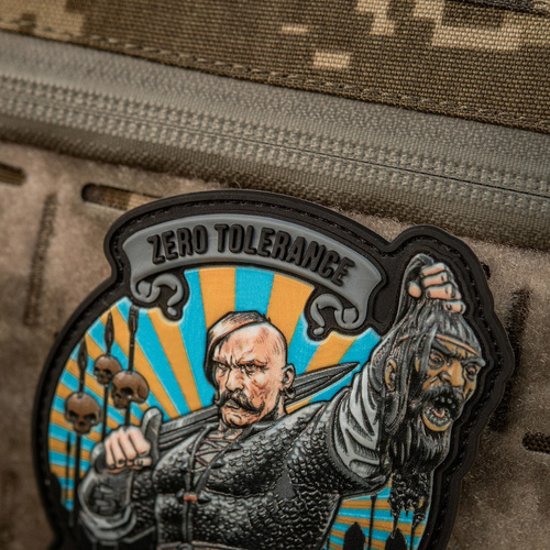 M-Tac - Naszywka Zero Tolerance - PVC - Szary - 51348042