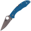 Spyderco - Nóż składany Delica® 4 FRN Flat Ground Blue - Niebieski - C11FPBL