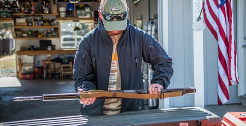 Helikon - Kurtka Gunfighter - Jungle Green - KU-GUN-FM-27