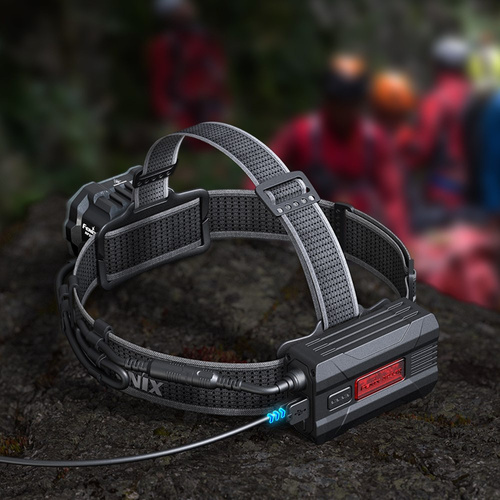 Fenix - Latarka LED Czołowa HP - 4000 lm - 5000 mAh - USB-C - Czarna / Szara - HP35R SAR