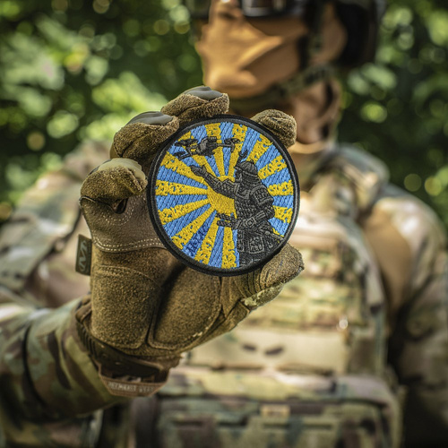 M-Tac - Naszywka Droga Samuraja - Haft - Żółty/Niebieski - 51426002