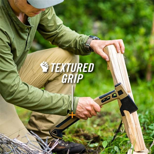 Gerber - Toporek survivalowy z przybornikiem w chwycie Bushcraft Hatchet - Coyote - 31-003789