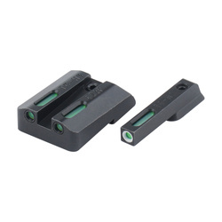 TruGlo - Trytowo-światłowodowe przyrządy celownicze TFX - CZ P10 - Niskie - Biała obwódka - TG13CZ2A