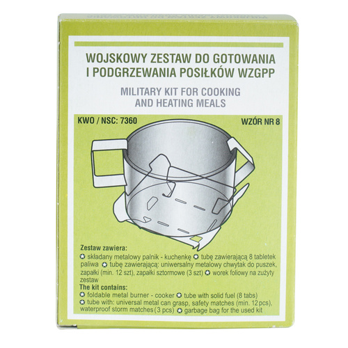 Javel - Wojskowy zestaw do gotowania i podgrzewania posiłków nr. 8 - 7360