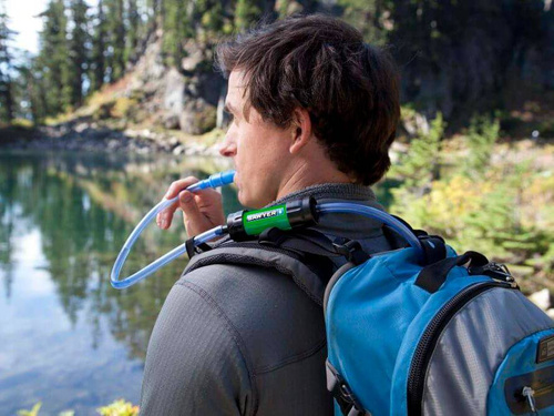 Sawyer - Filtr do wody Mini Water Filtration System - Zielony - SP101