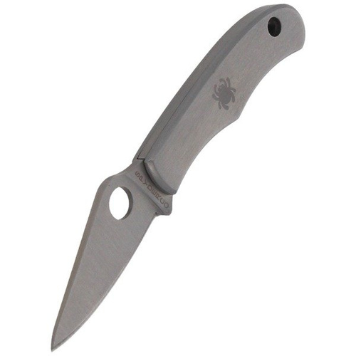 Spyderco - Nóż składany Bug - Stal nierdzewna - Srebrny - C133P