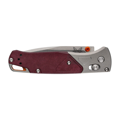 Benchmade - Nóż składany EDC 535-09 Bugout - CPM-S90V - Ash Gray / Redstone - 535-09