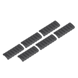 UTG - Osłony szyn Picatinny niskoprofilowe - 2,7'' - Czarne - 6 szt. - RB-HP27B