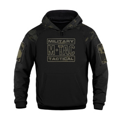 M-Tac - Bluza z kapturem Combat - Bawełna - Czarna - 8707