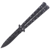Martinez Albainox - Nóż motylkowy Balisong Skulls Stone Wash - 02184