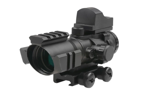 Theta Optics - Luneta Rhino z kolimatorem Micro - 4x32 - Czarny - THO-10-011608