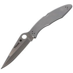 Spyderco - Nóż składany Police Model™ Stainless PlainEdge - C07P