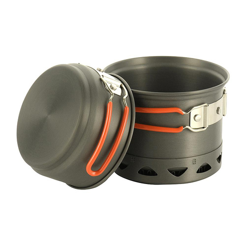 M-Tac - Menażka z radiatorem na kuchenkę gazową - Zielona - MTC-DM-FMC-217