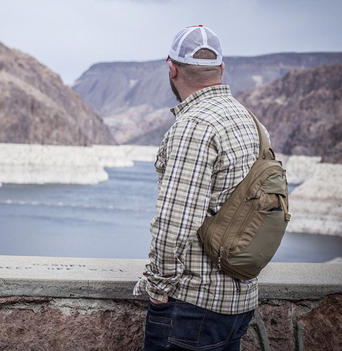 Helikon - Plecak EDC Sling® - 6,5 L - Cordura® - Shadow Grey - PL-ESB-CD-35