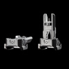 Strike Industries - Celownik przeziernikowy Strike Polymer Backup Sights - Składany - Picatinny - Czarny - SI-SPBUS