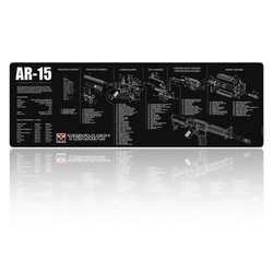 TekMat - Mata do czyszczenia karabinu - AR-15 - 30x91cm - Czarna - TEK-R36-AR15