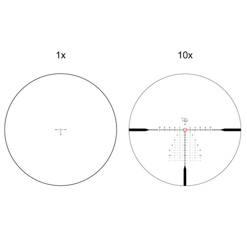 Vector Optics - Luneta Continental x10 ED CTR - 1-10x28 - 34 mm - Czarny - SCFF-47