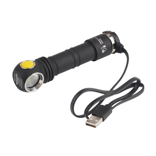 Armytek - Latarka czołowa Wizard C2 Pro - Ładowarka magnetyczna - 2500 lm - 18650 - Czarna - F08701C