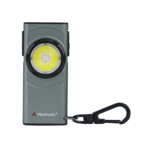 Mactronic - Latarka brelok Flagger Nano - 500 lm - USB-C - Magnes - Szary - PHH0136/135