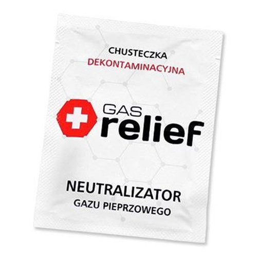 Gas Relief - Chusteczka neutralizująca działanie gazu pieprzowego - 04880