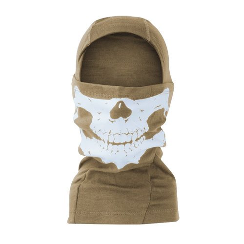 101 Inc. - Kominiarka jednootworowa Balaclava Skull - Bawełna - Piaskowa - 214278 SAND