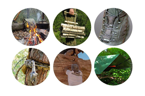 EDCX - Bransoleta surwiwalowa "Fish" - Army Green - 2178