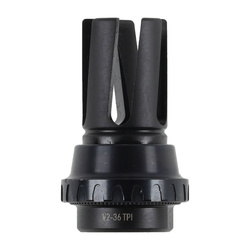 Gomander - Kompensator płomienia Quadron - 9 mm - Gwint 1/2x36 TPI 9 - Czarny - TB0.10174_0-1