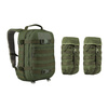 WISPORT - Plecak Sparrow 20 II z dwiema kieszeniami bocznymi - 20 + 10 l - Olive Green
