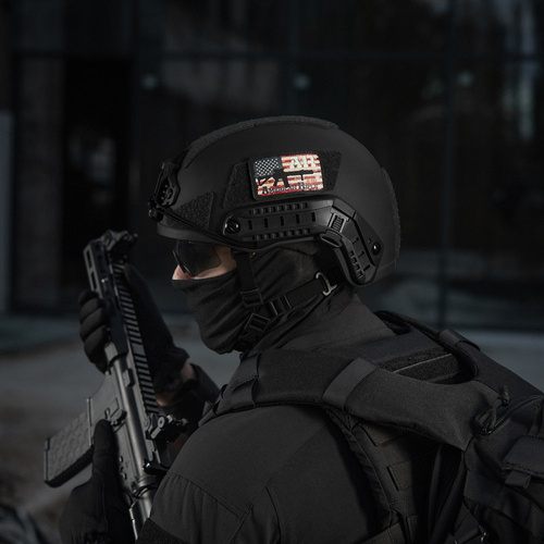 M-Tac - Naszywka AR-15 - Tkanina - Fluorescencyjna - Black/GID - 51353299