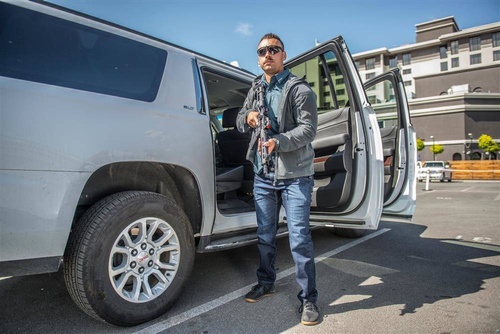 Helikon - Spodnie taktyczne Greyman Tactical Jeans Slim® - Denim Blue - SP-GJS-DD-31