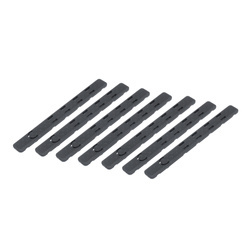 UTG - Osłony łoża KeyMod niskoprofilowe - 5,5'' - Czarne - 7 szt. - RB-HP25B