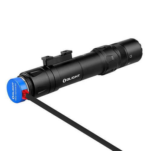 Olight - Latarka taktyczna LED na broń z celownikiem laserowym Odin GL M z montażem M-LOK - 1500 lumenów - Zielony laser - Czarna