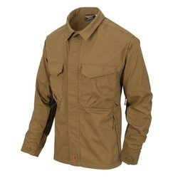Helikon - Koszula bushcraftowa Woodsman - DuraCanvas - Czarny/Taiga Green - KO-WDN-DC-1109A