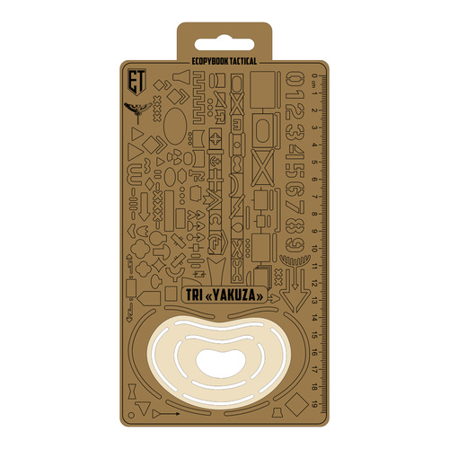 M-Tac - Linijka taktyczna Ecopybook Tactical - Przezroczysta - 10273020