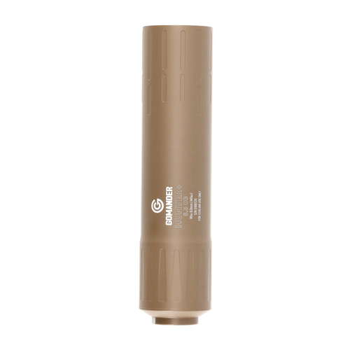 Gomander - Tłumik do broni myśliwskiej Hunter 8.0 OB gen2 - Nasuwany - Gwint M14x1 - Piaskowy - TB0.9670_2-M14