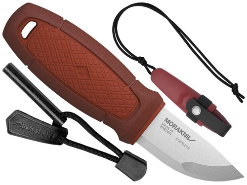 Morakniv - Nóż z krzesiwem Eldris Fire Starter Neck Knife Kit - Czerwony - 12630