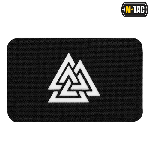 M-Tac - Naszywka Laser cut Valknut pozioma - Czarny - 51164299
