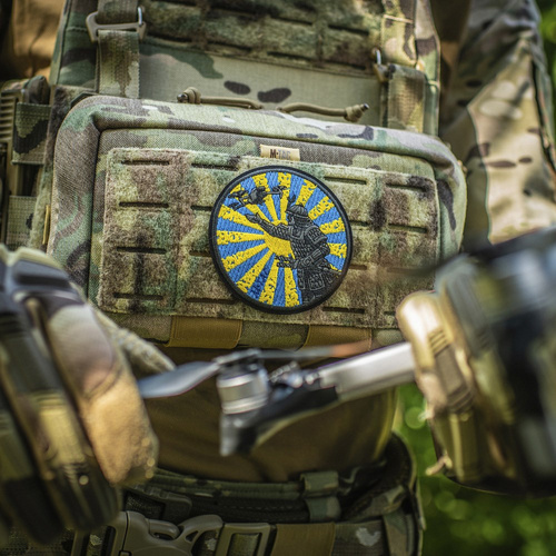 M-Tac - Naszywka Droga Samuraja - Haft - Żółty/Niebieski - 51426002