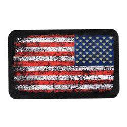 M-Tac - Naszywka fluorescencyjna flaga USA Retro - Rewers - Czarny - 51295299