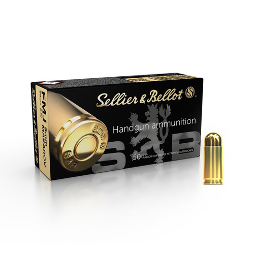 Amunicja Sellier&Bellot 9x18 Makarov FMJ 6.1 g - BOX 50 szt.